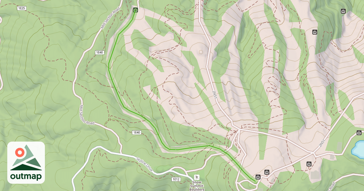 Map of Skyline Creek