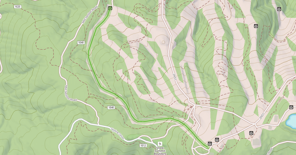 Map preview of Skyline Creek