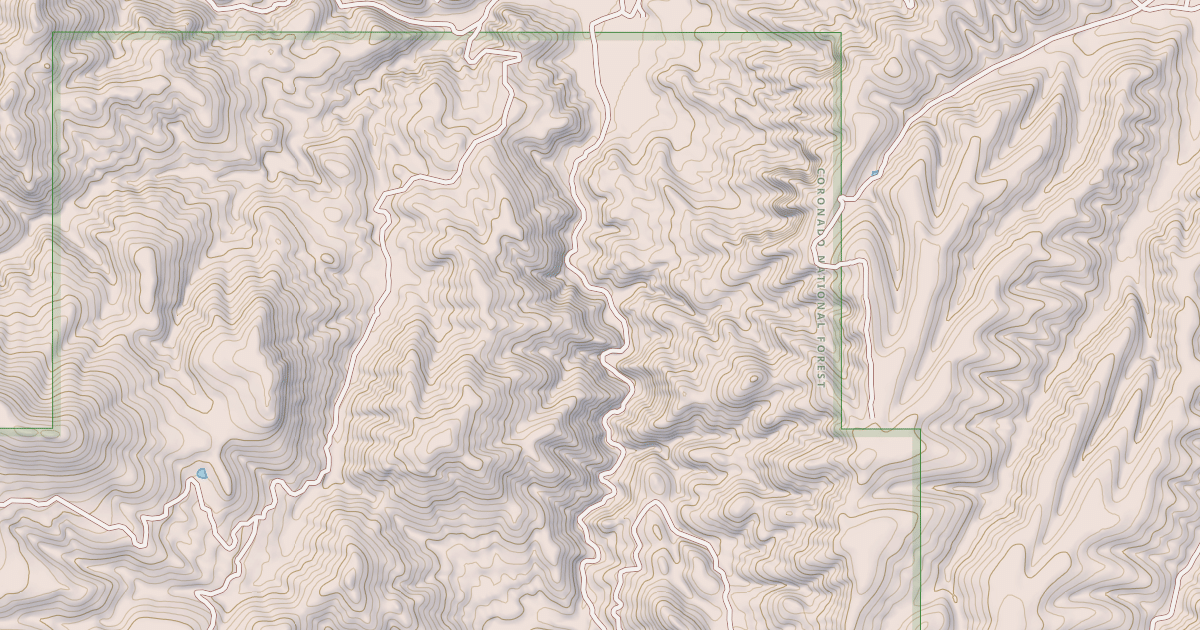 Map preview of FOURMILE CANYON