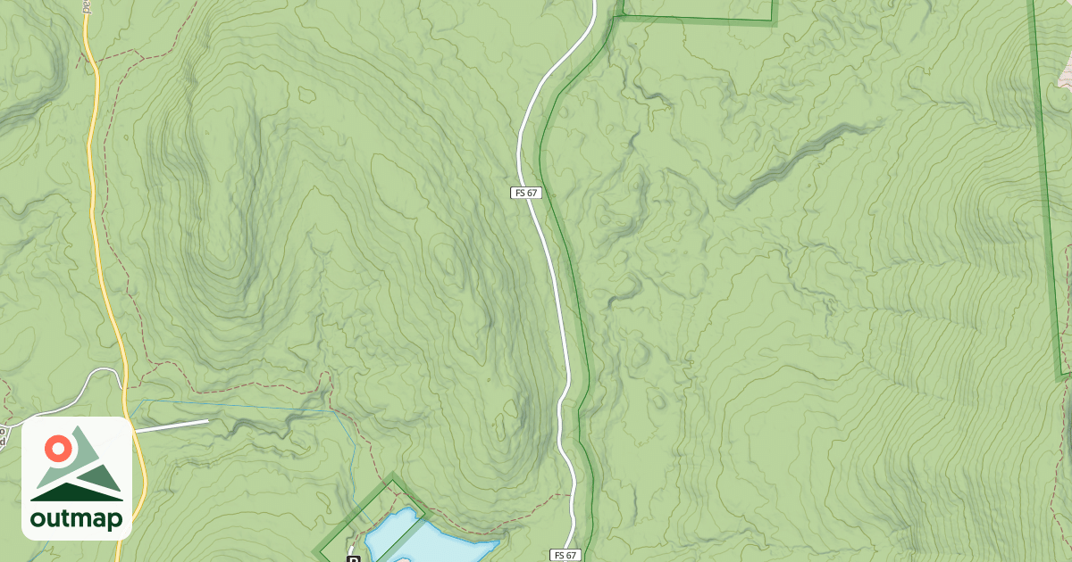Map of Goshen Dam