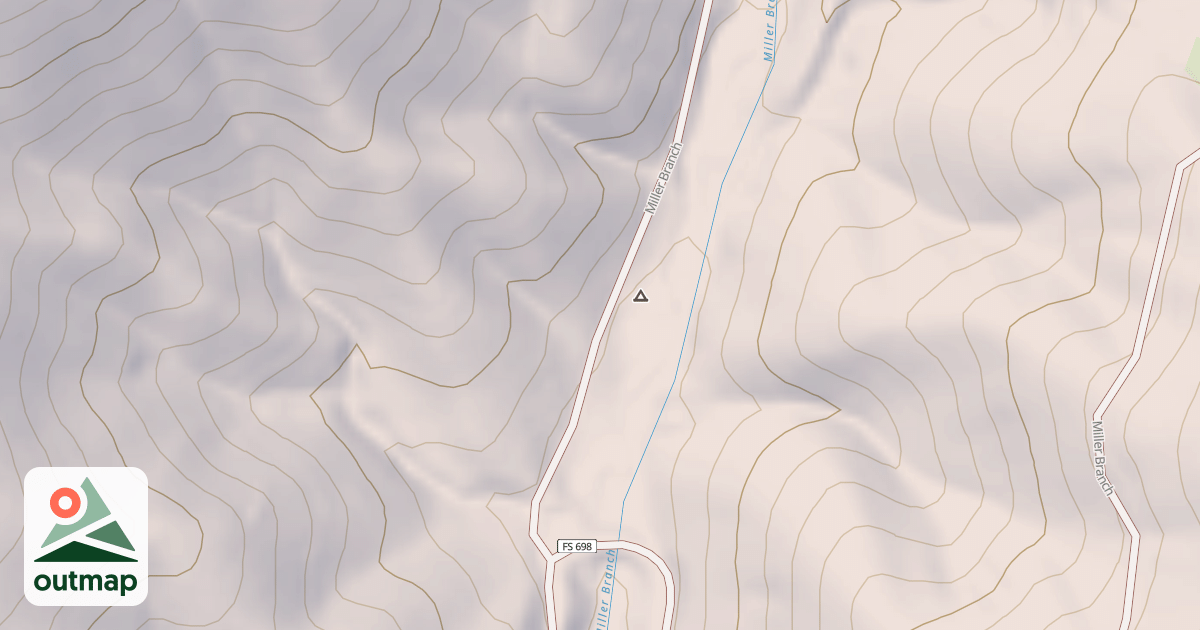 Map of MILLER BRANCH