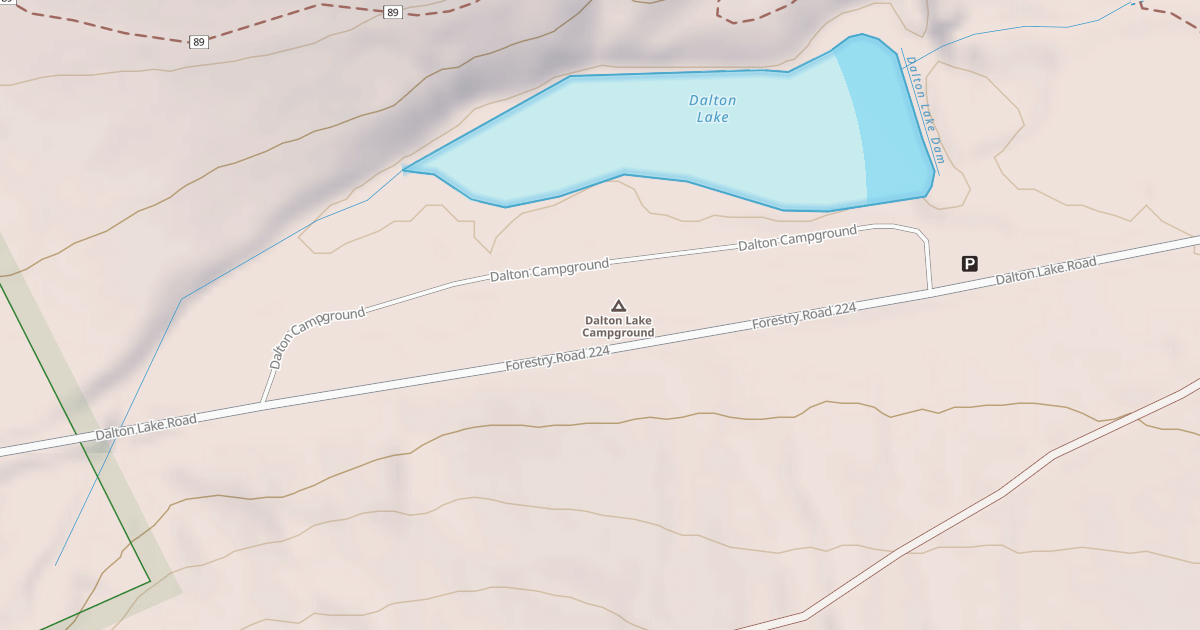 Map preview of DALTON LAKE CG