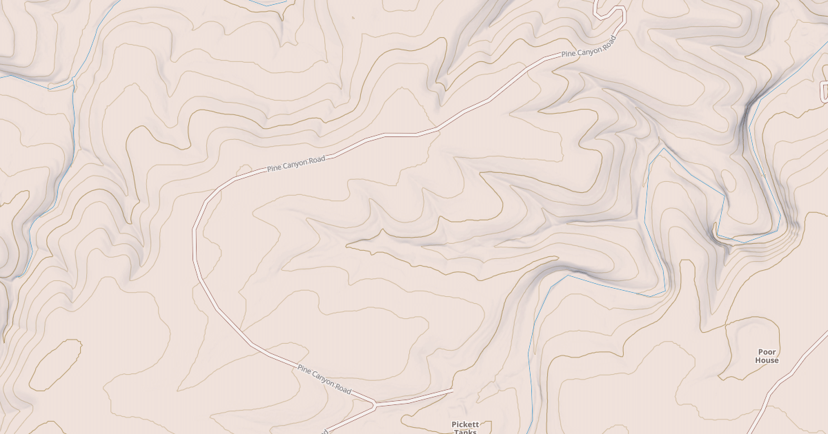 Map preview of PINE CANYON