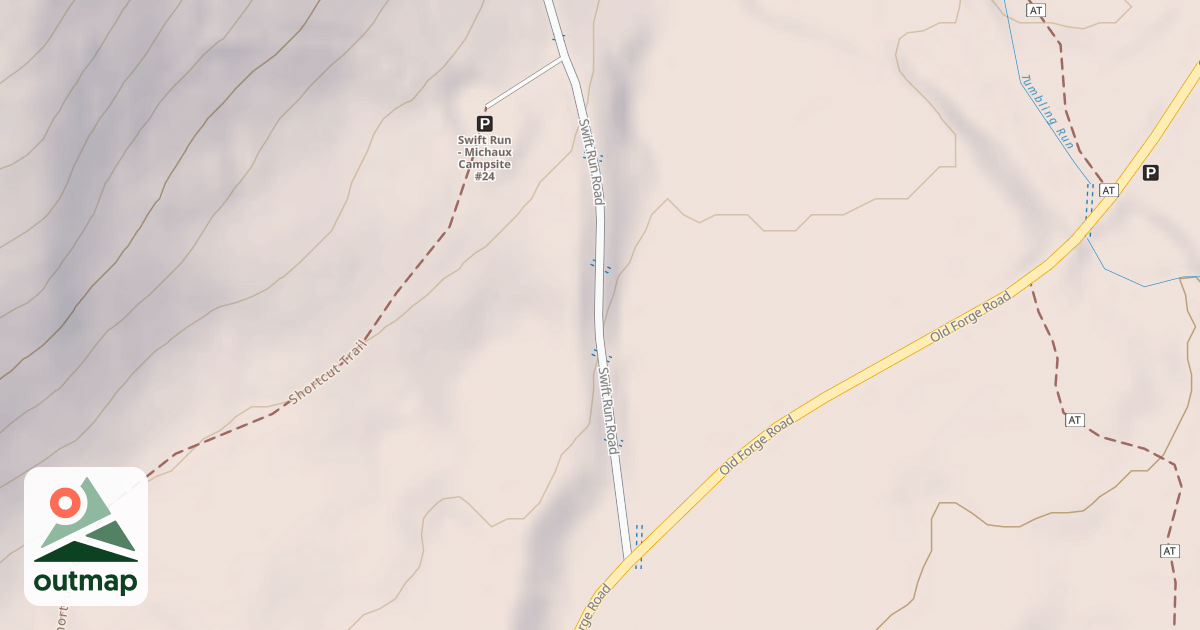 Map of Michaux State Forest – Snowmobile Trail System (Southern)