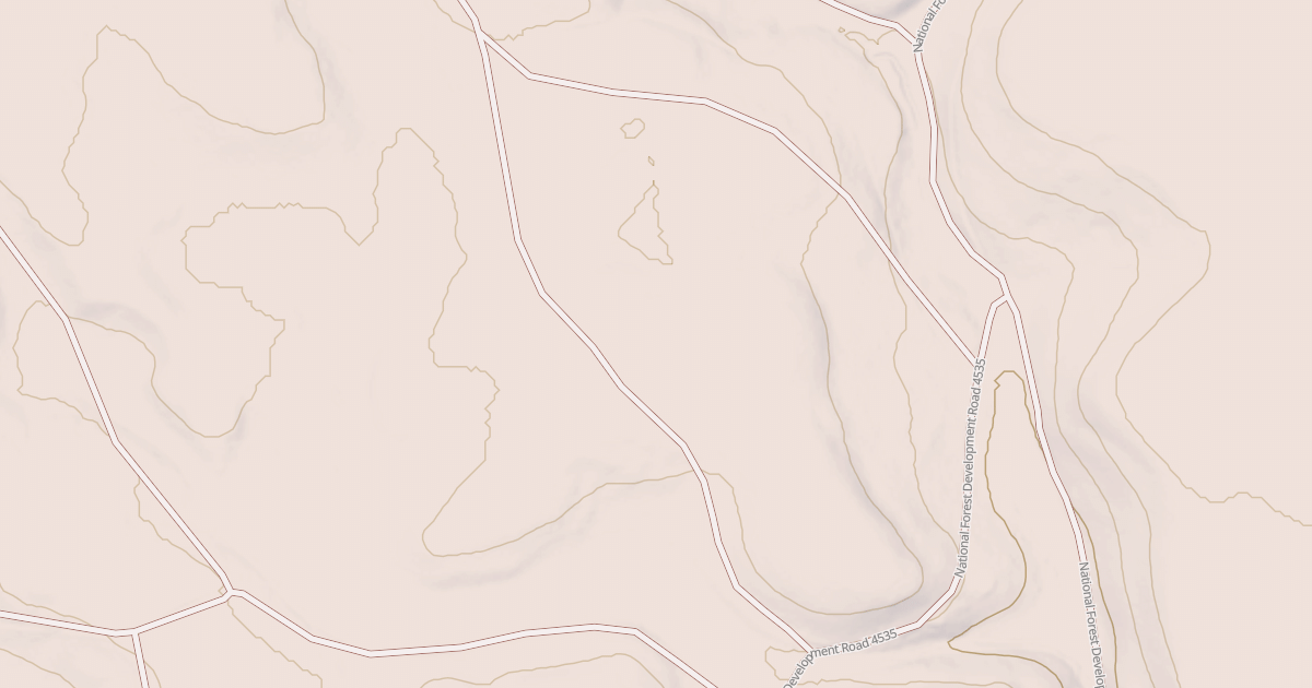 Map preview of USFS National Forest System Roads {2E42BFE3-7464-4193-BF15-E99694366A1C}