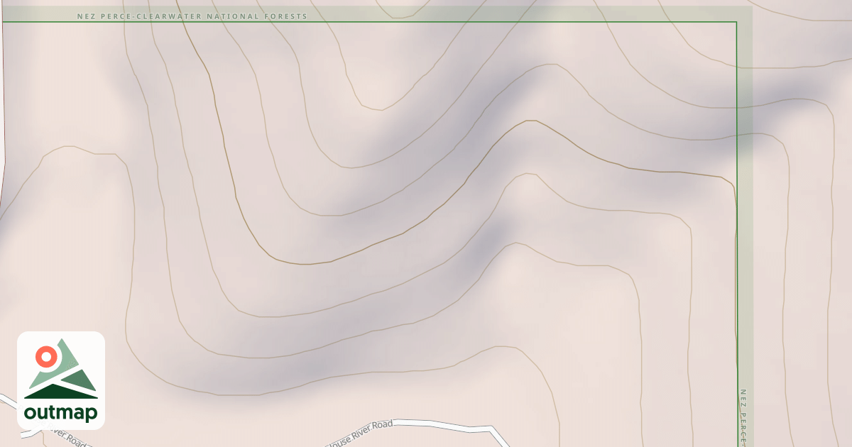 Map of Palouse Ohv - Greenhorn