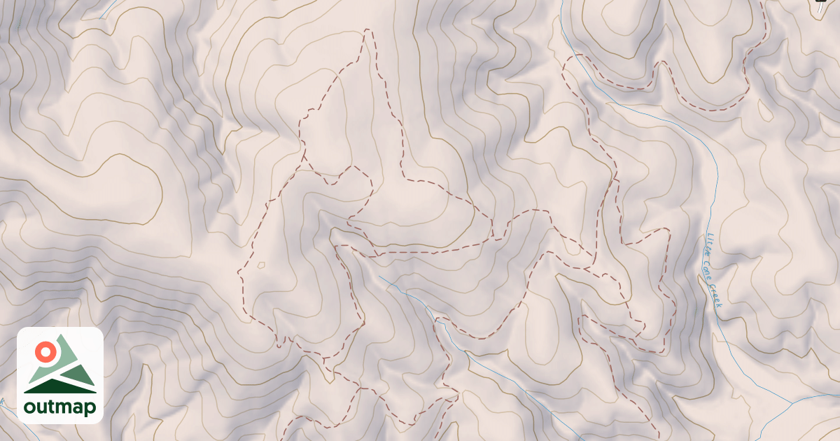 Map of USFS Motor Vehicle Use Map Trails 17367