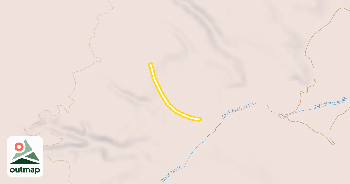 Map of Cold Water Brook
