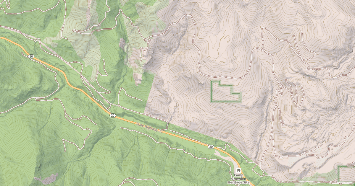 Map preview of LANE CREEK