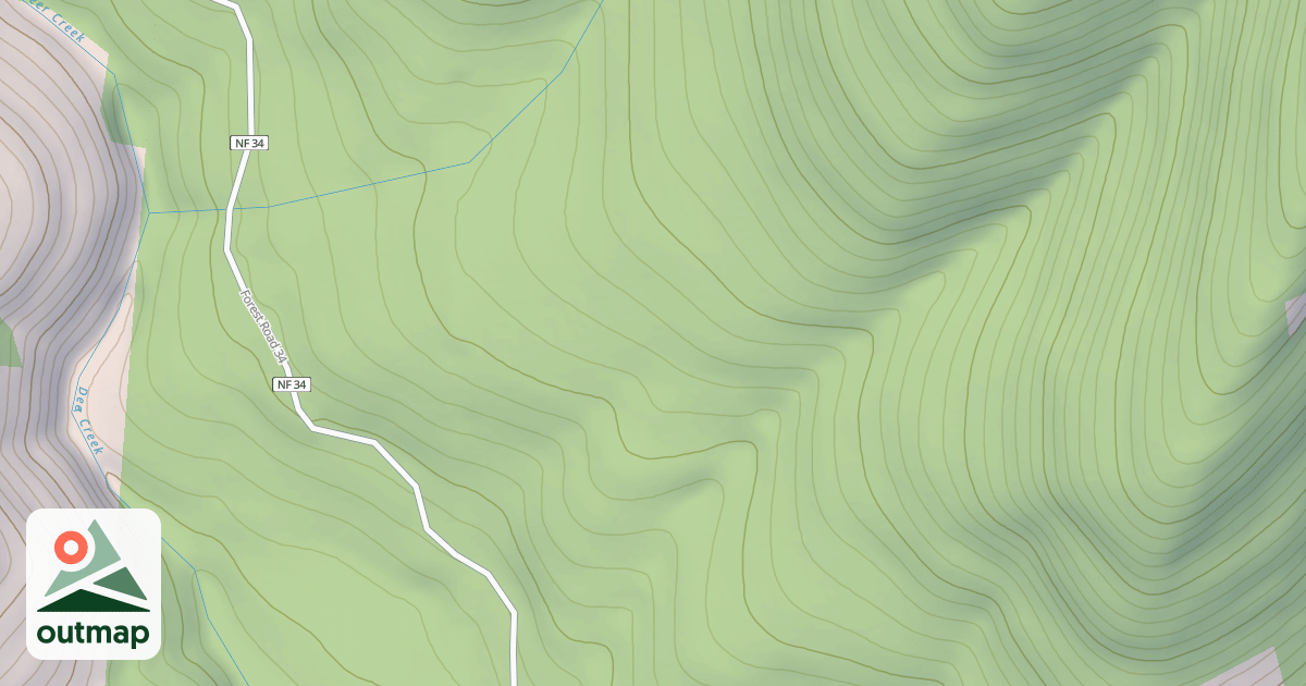 Map of CALAPOOYA S.W. - FLUME TS'S