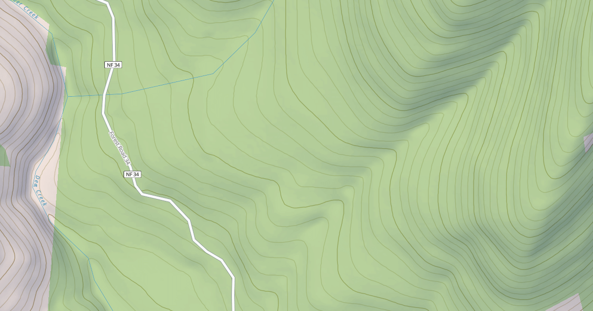 Map preview of CALAPOOYA S.W. - FLUME TS'S