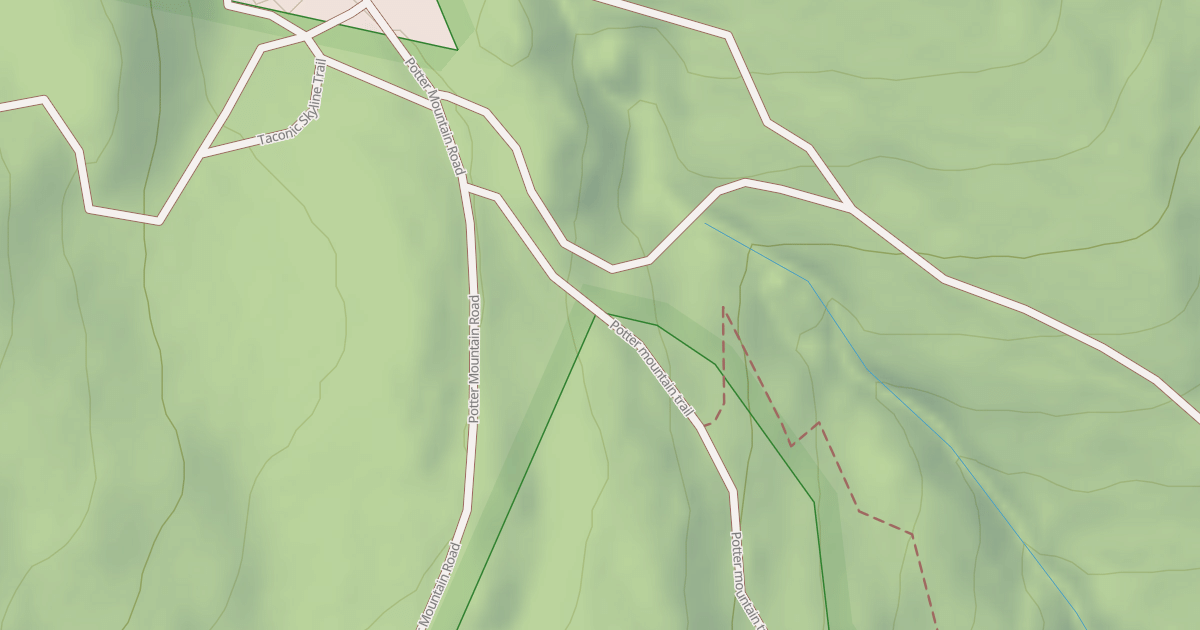Map preview of Potter Mountain Trail
