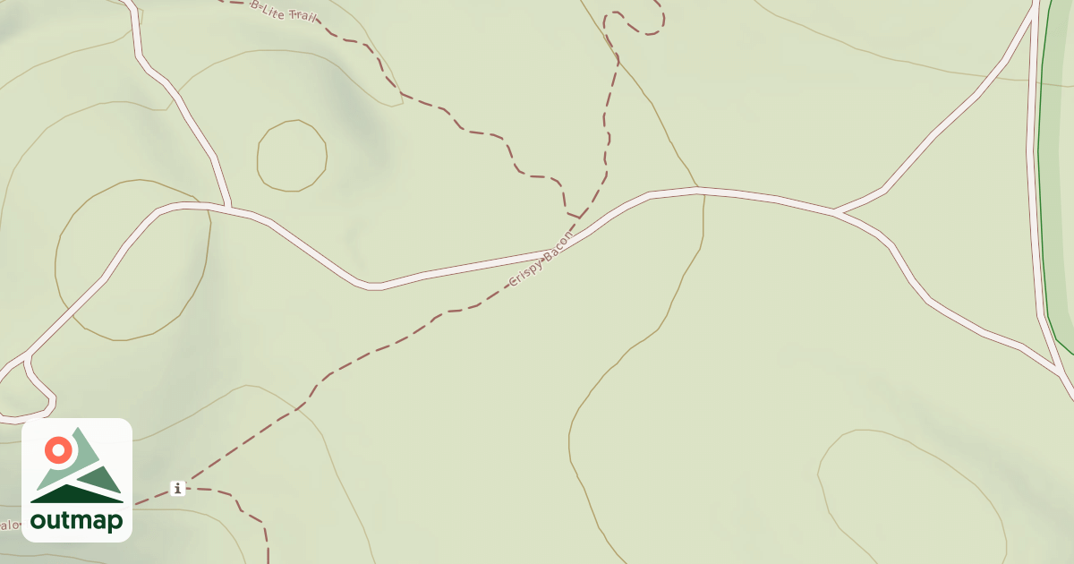 Map of Loop End Trail