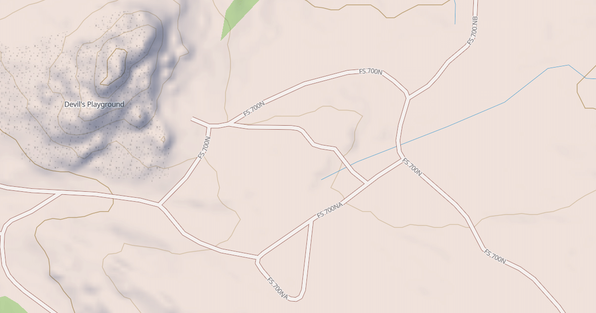 Map preview of DEVILS ROAD SPUR NC