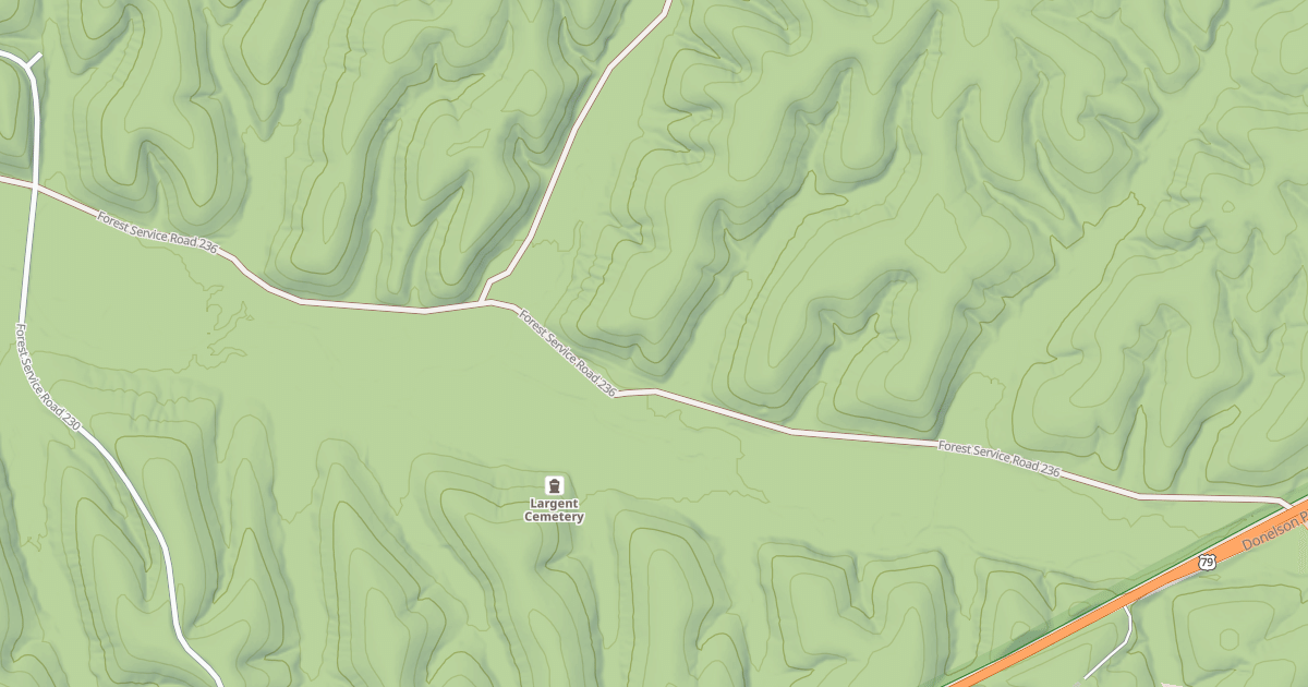 Map preview of LOST CREEK ROAD 2