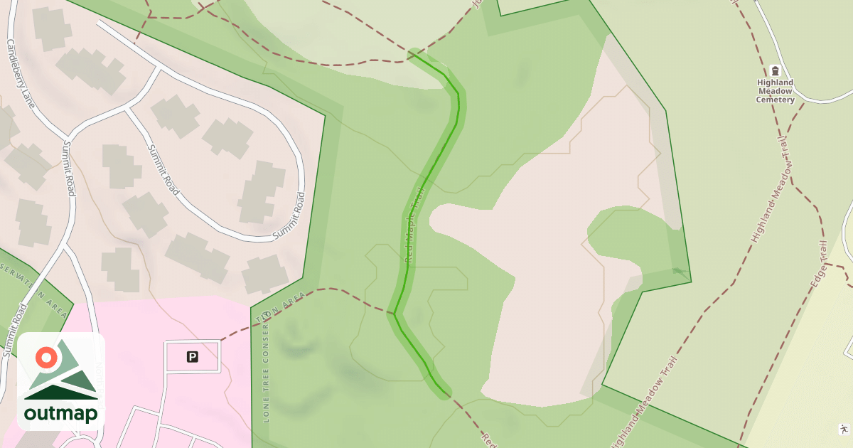 Map of Red Maple Trail