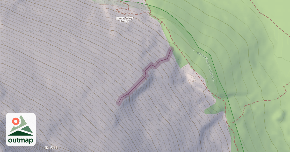 Map of Goodrich Pinnacle, Right