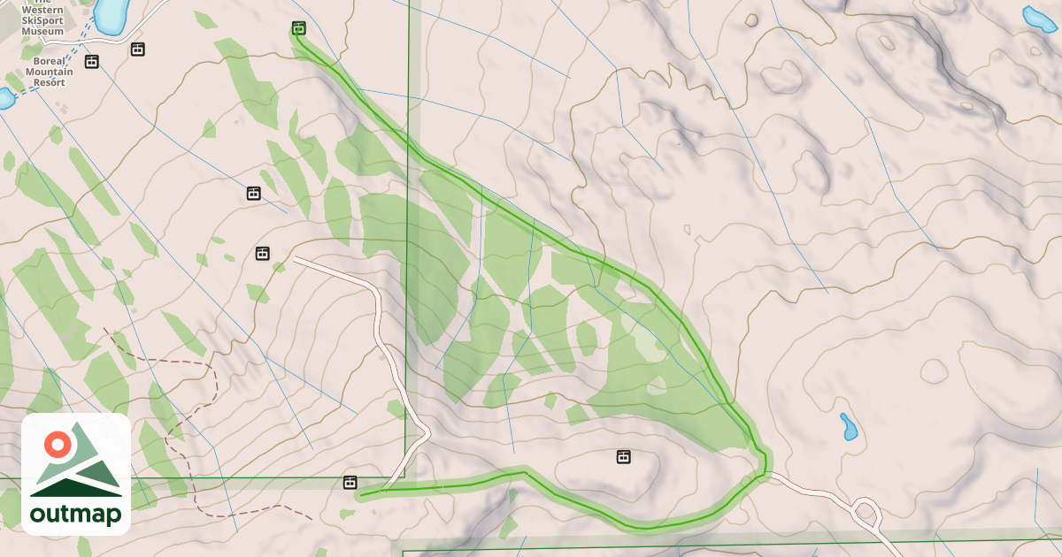 Map of Sunrise Blvd.