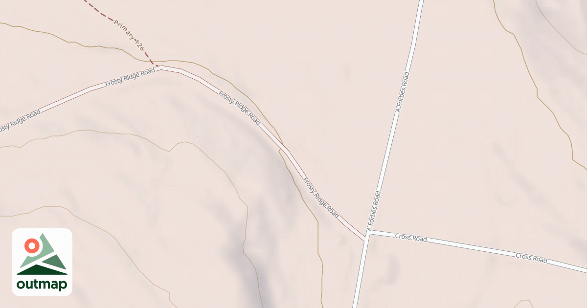 Map of Frosty Ridge Rd