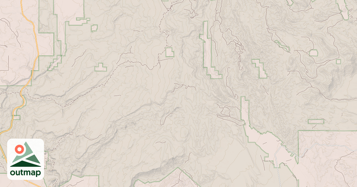 Map of PINON MESA