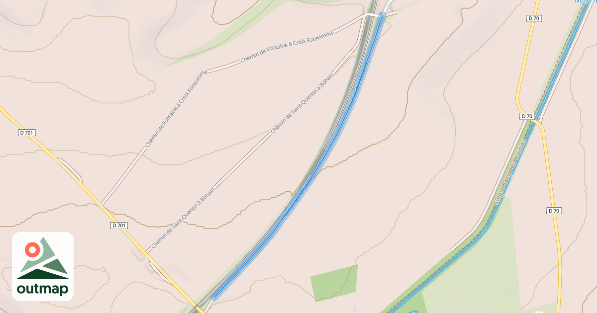 Map of Chemin des Moulins
