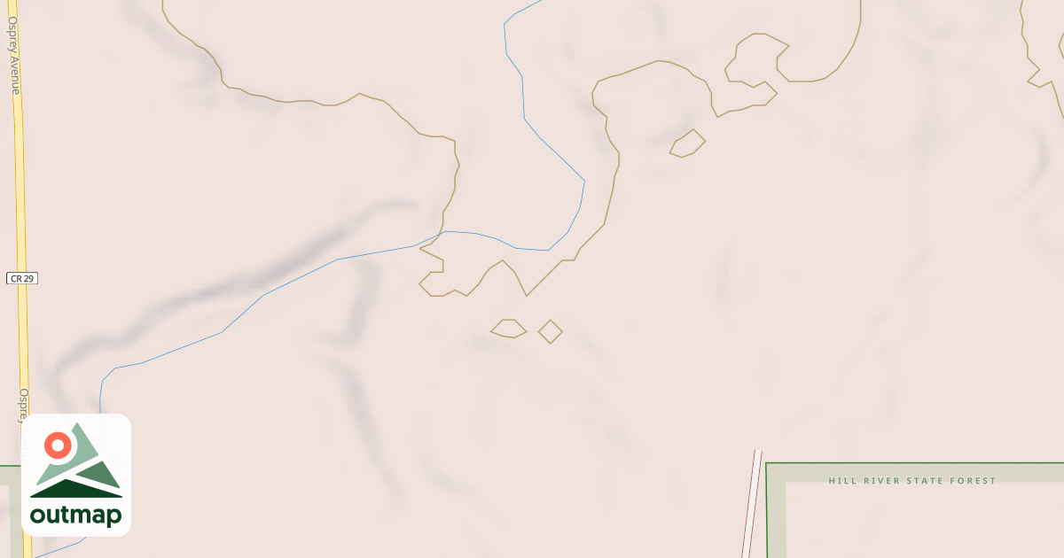 Map of Blind Lake Trail