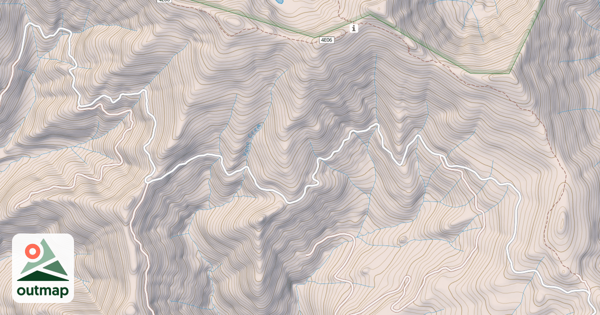 Map of BEAR PEAK