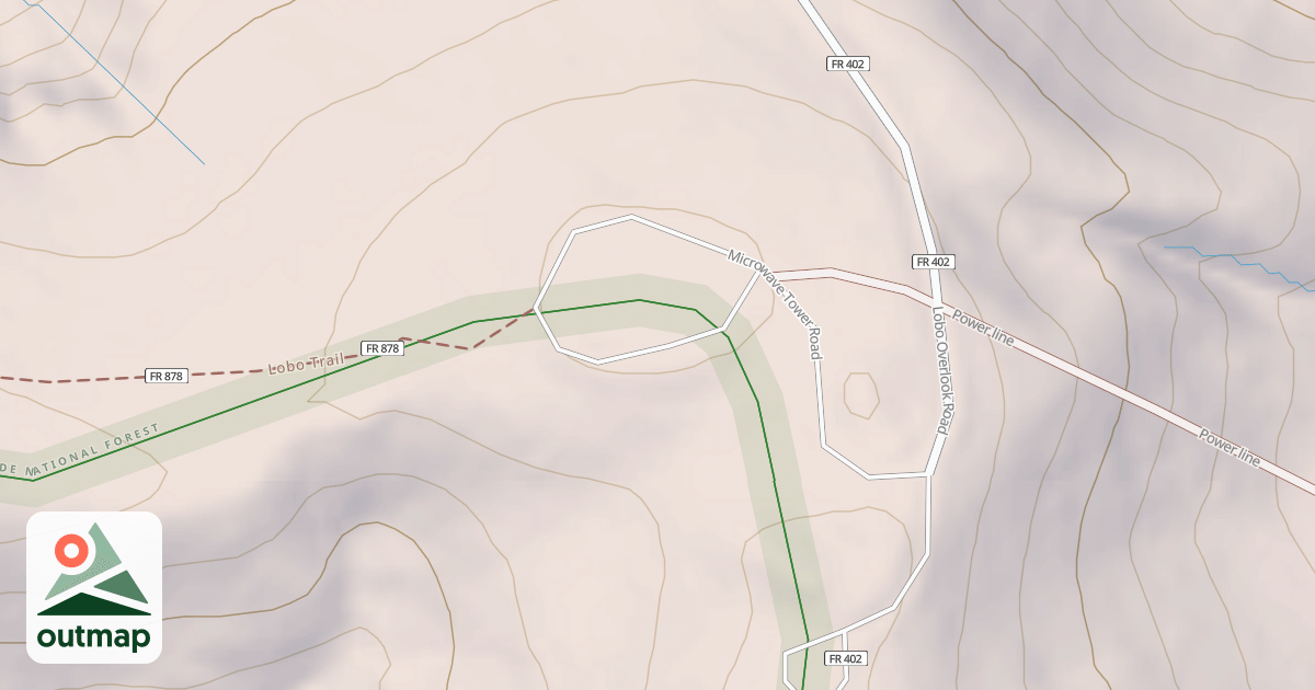 Map of MICROWAVE TOWER