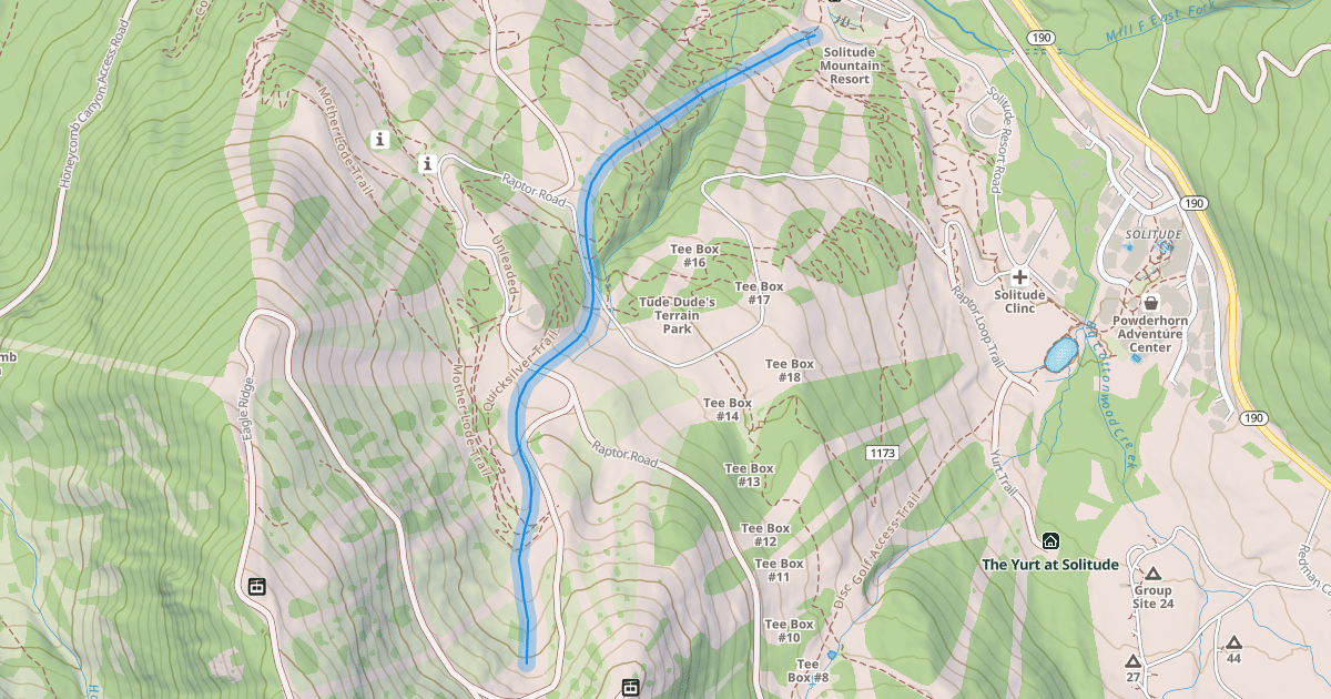 Map preview of Last Run
