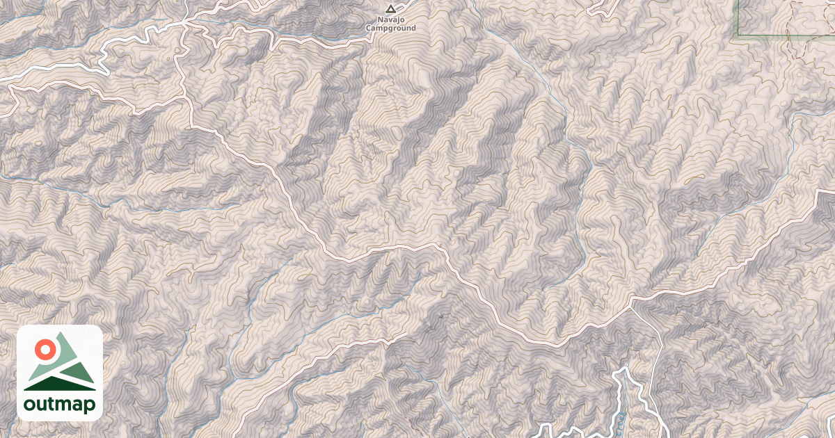 Map of USFS Motor Vehicle Use Map Trails 6955
