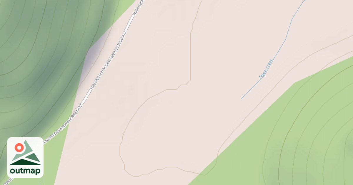 Map of HALSEY CREEK
