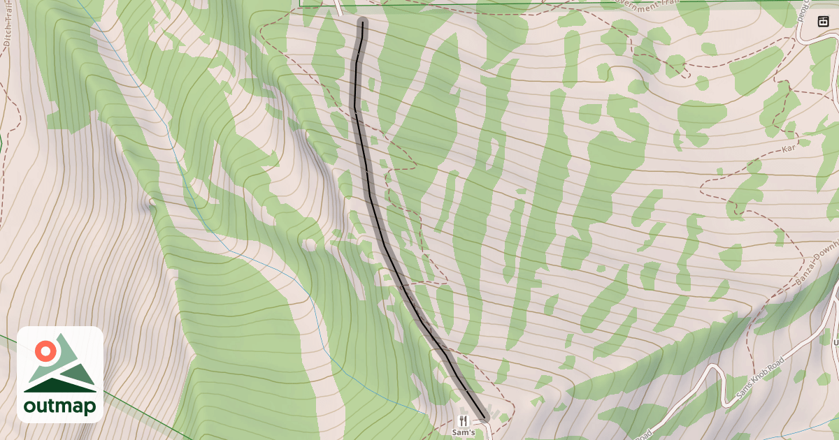 Map of Campground (Upper)