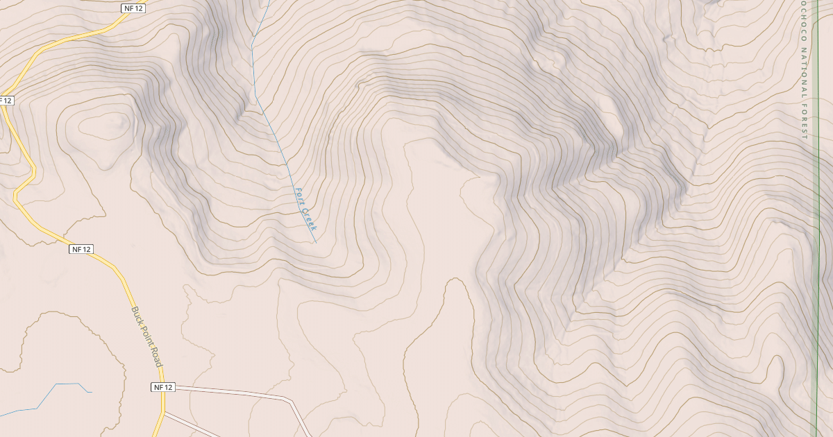 Map preview of USFS Motor Vehicle Use Map Roads {FABA6262-4D62-40FA-8D90-3320D91AFE79}