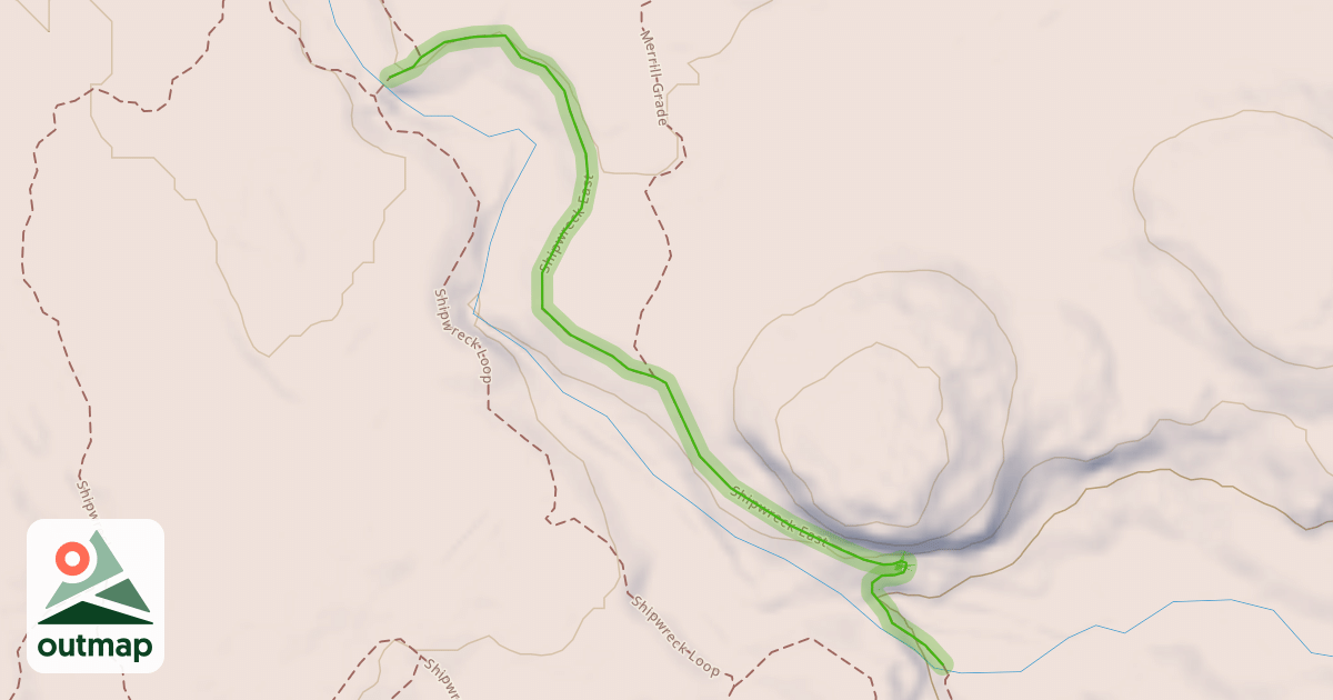 Map of Shipwreck East