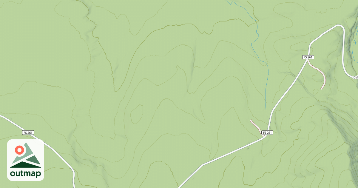 Map of CEDAR PASS CIRCLE 1Z