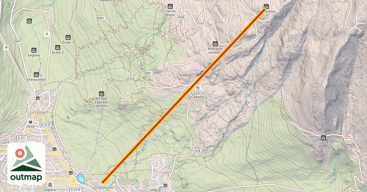 Map of Marmottes 1