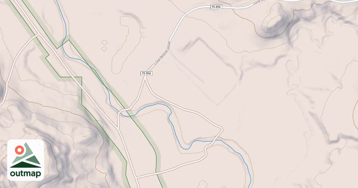 Map of (FDR) LONE BEAVER