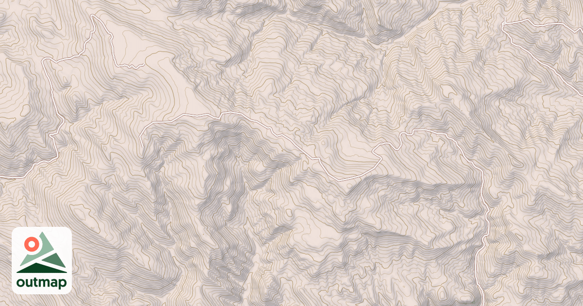 Map of Blacktail Canyon