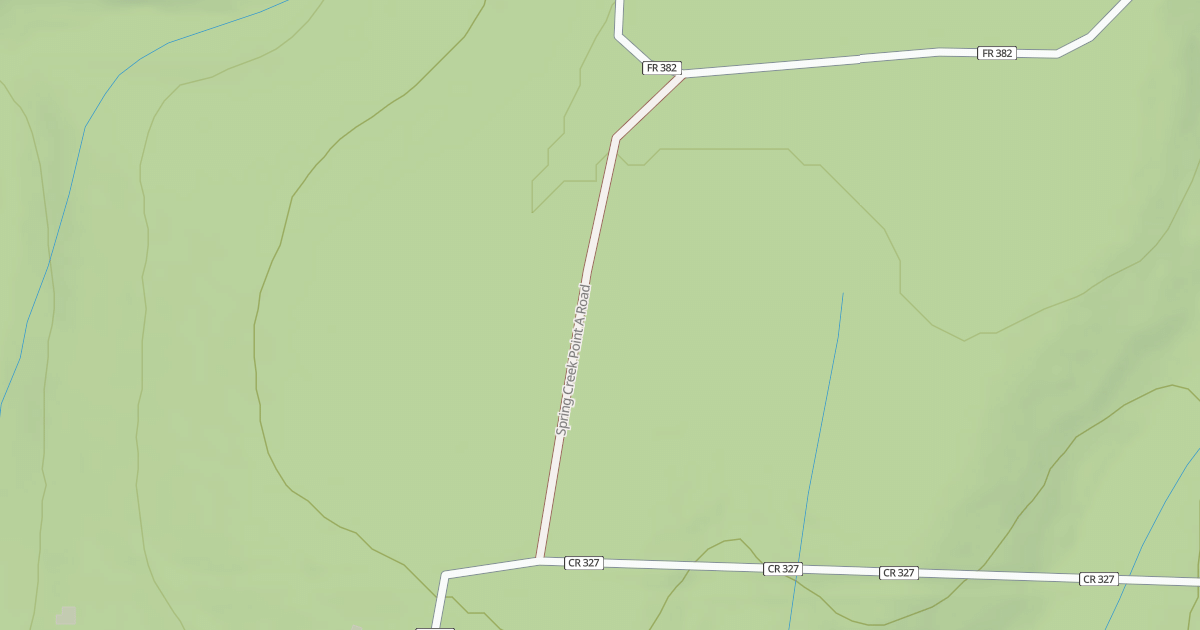 Map preview of SPRING CRK POINT A