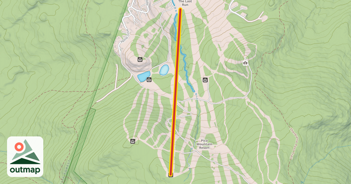 Map of Golden Express Quad