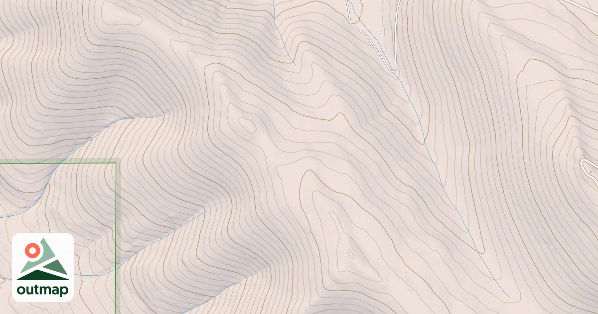 Map of FOX FLAT SPUR