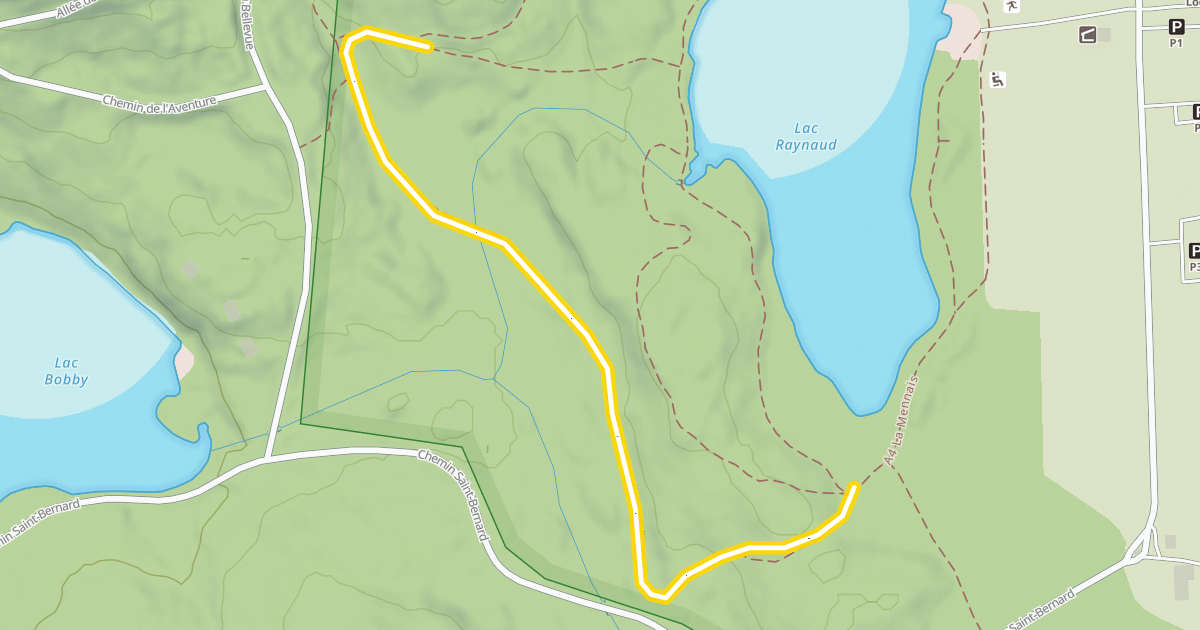 Map preview of A15 / Le Héron