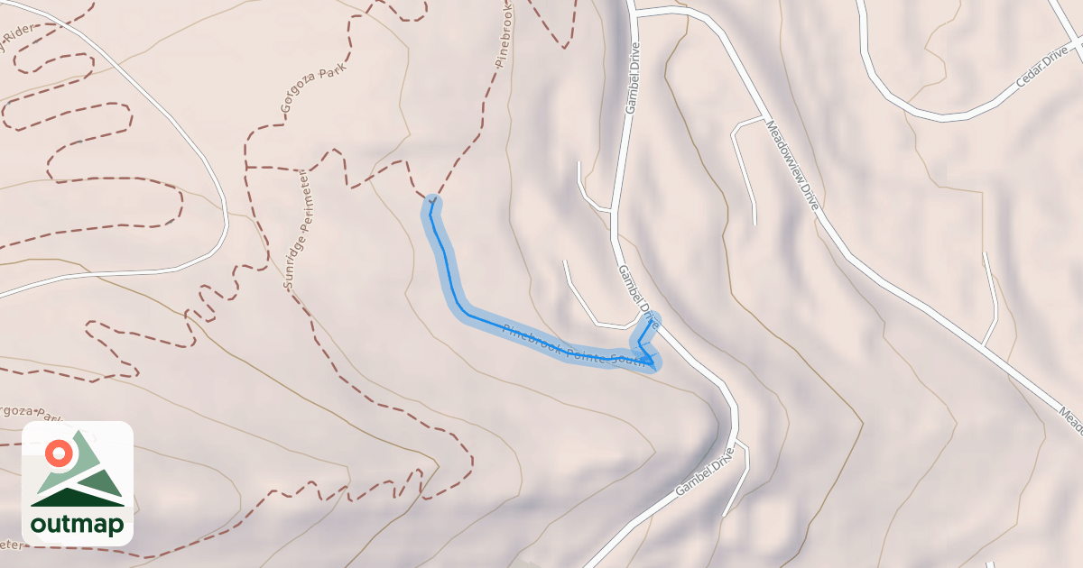 Map of Pinebrook Pointe South