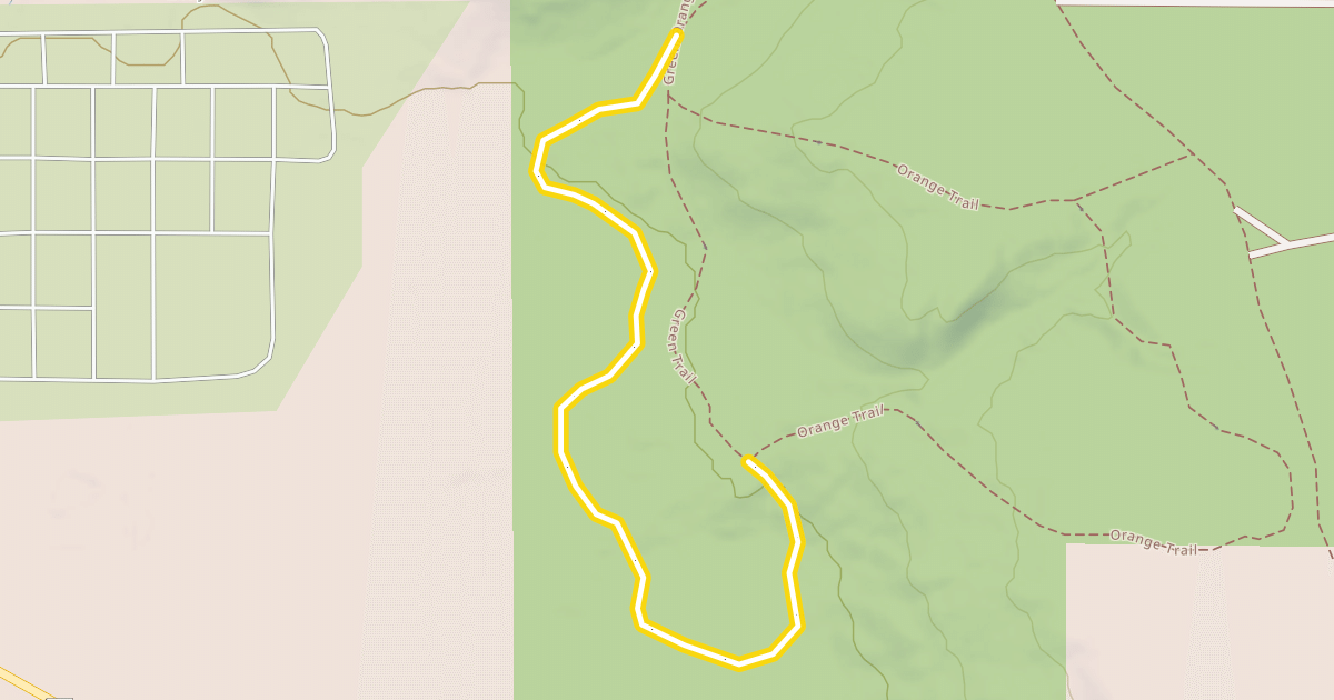 Map preview of Green/Orange Trail