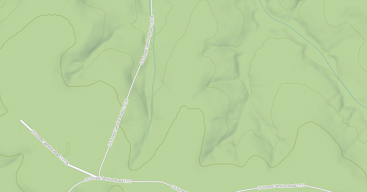Map preview of TROUT CEMETERY SPUR AA