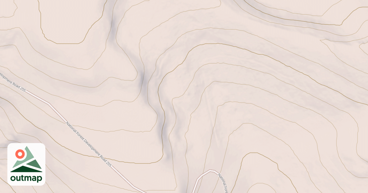 Map of USFS National Forest System Roads {1299A31D-3F57-46DE-BF6C-098898C7B3F6}