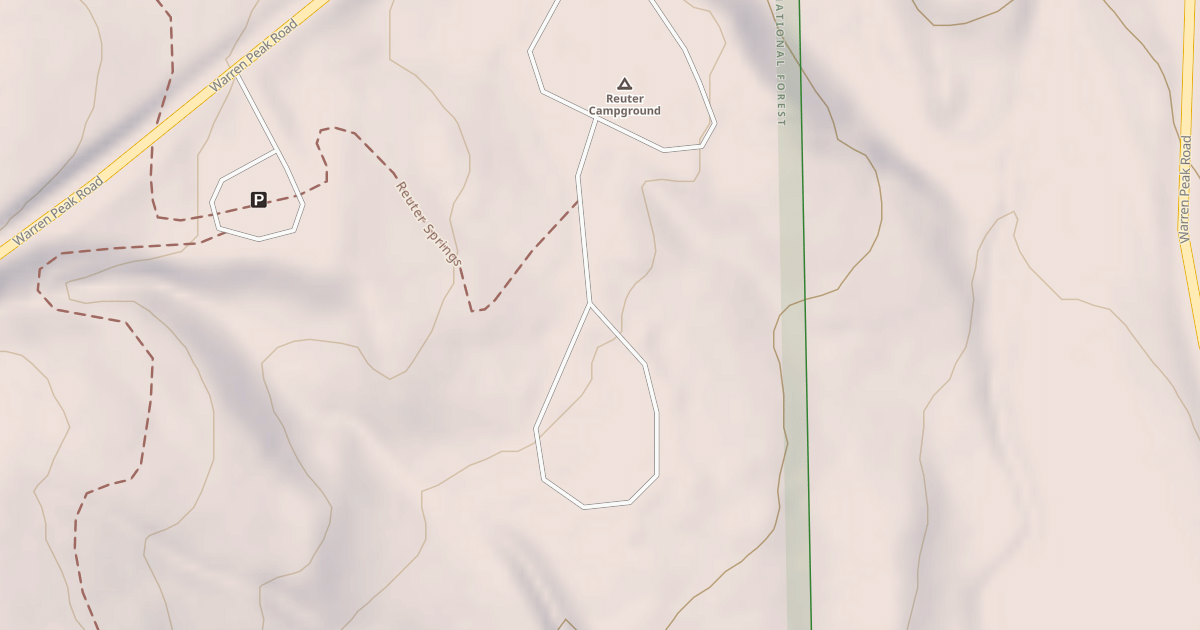 Map preview of RUETER CAMPGROUND LOOP