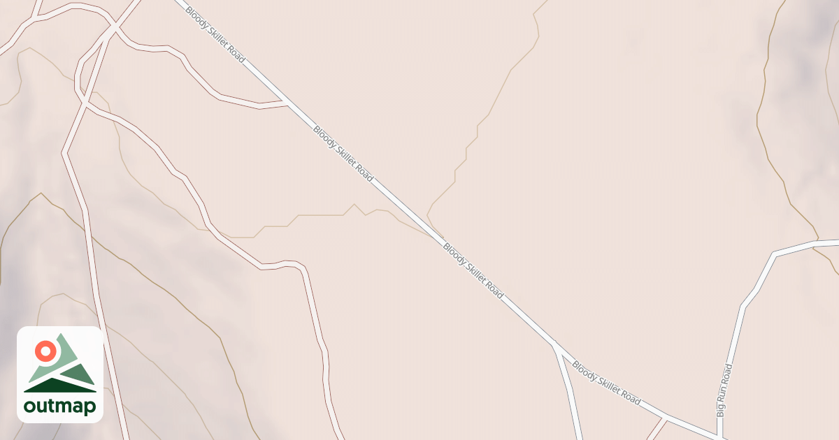 Map of Bloody Skillet ATV Trail