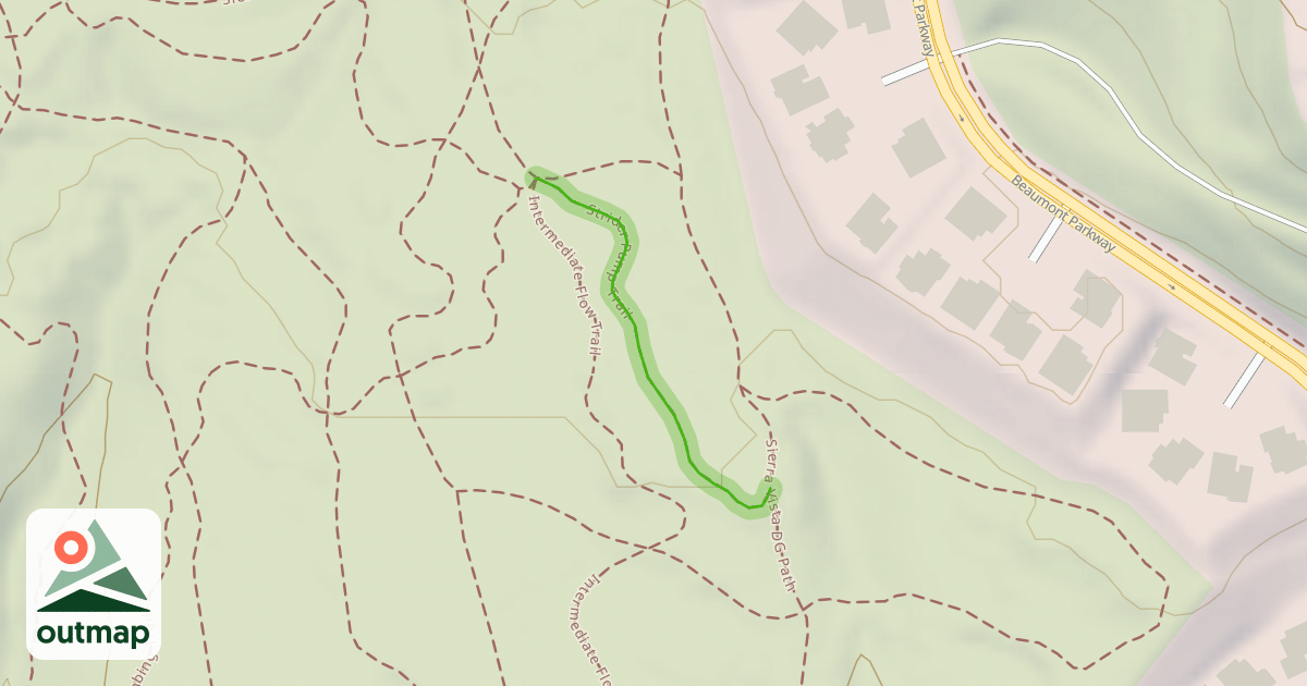 Map of Strider Pump Trail