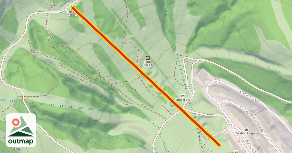Map of Plaine des Moutons